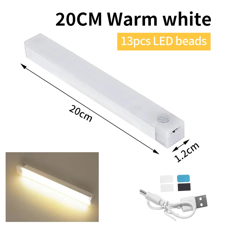 Motion Sensor LED Light – Wireless Night Light for Closet & Stairs